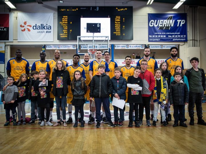 L’ALM Évreux Basket invite nos jeunes de la maison d’enfants à caractère social