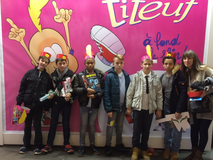 Les jeunes de Pellevoisin au 46ème festival de la BD d’Angoulême !!!