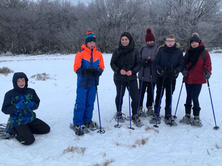 Randonnée en raquettes pour les enfants du Ditep de Boulay